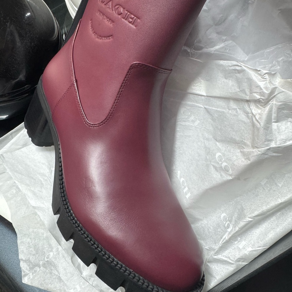 Coach boots Corinna leather bootie - Picture 8 of 9